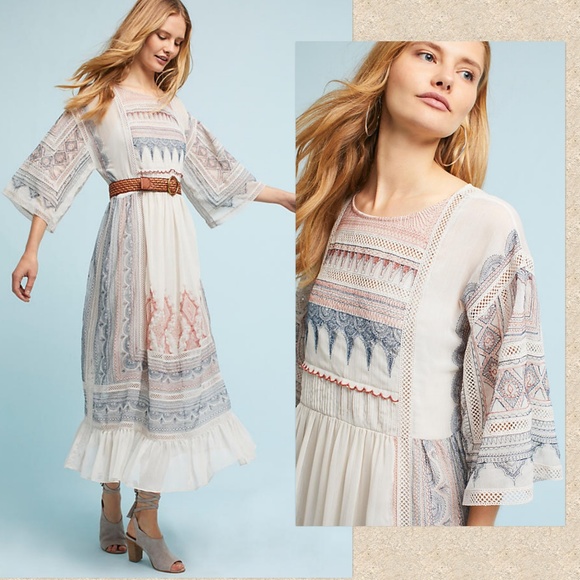 Anthropologie Dresses & Skirts - 🎉HP🎉Anthro Maeve Embroidered Toronto Dress